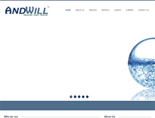 Tablet Screenshot of andwill.co.in